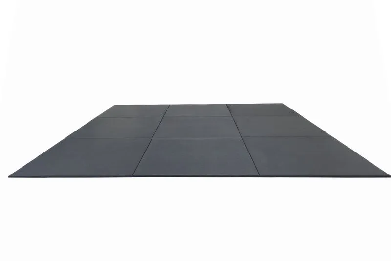 Fitnessboden Granulat Fliese 1000 x 1000 x 15 mm - Schwarz