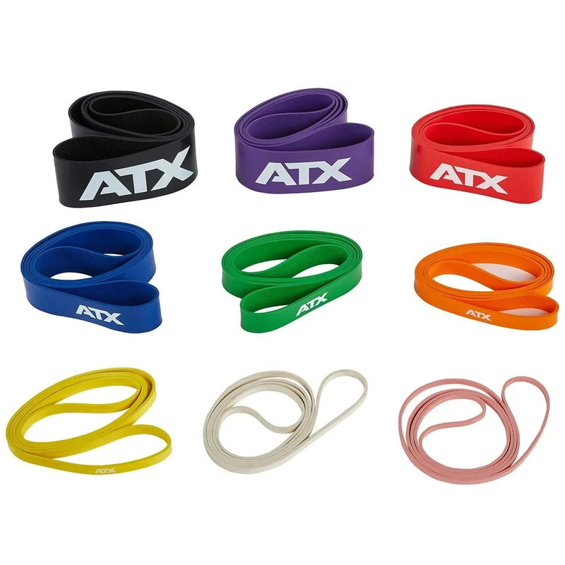 ATX® Resistance Band - Widerstandsband Gummi 9 Zugkraftstärken