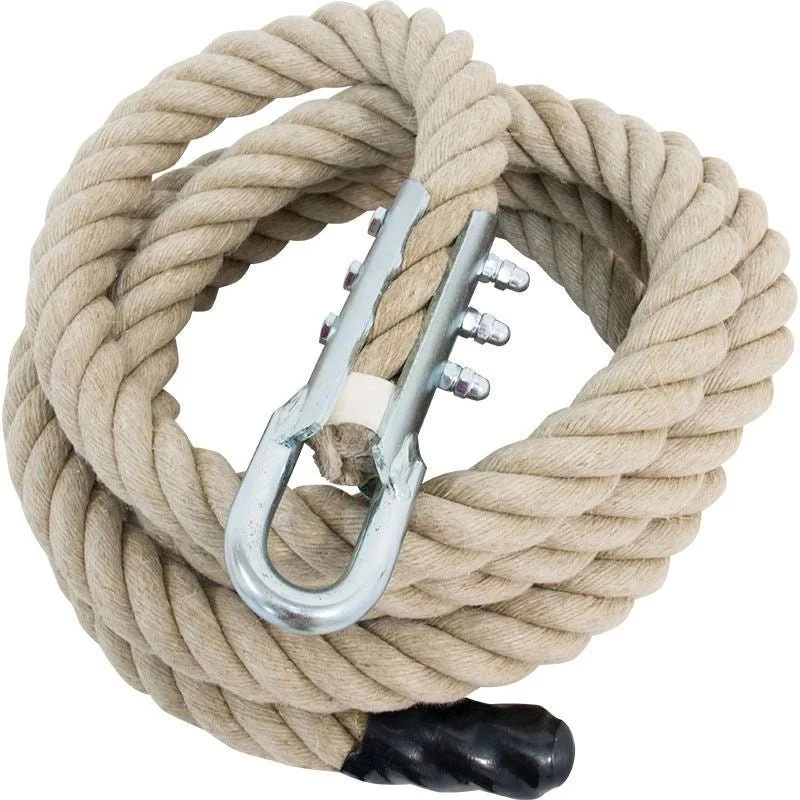 Hanf Kletterseil / Tau 4 Meter mit Ringöse