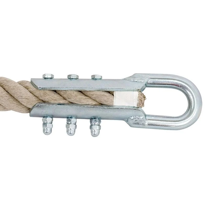 Hanf Kletterseil / Tau 4 Meter mit Ringöse