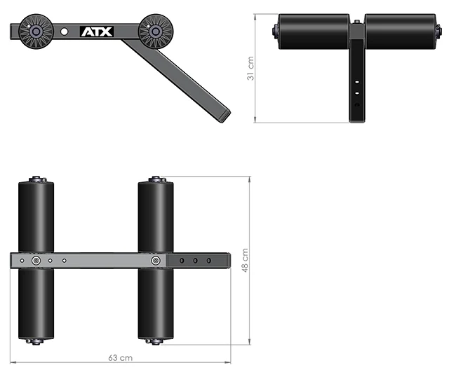 ATX® Bauch-Beinklemme - Option