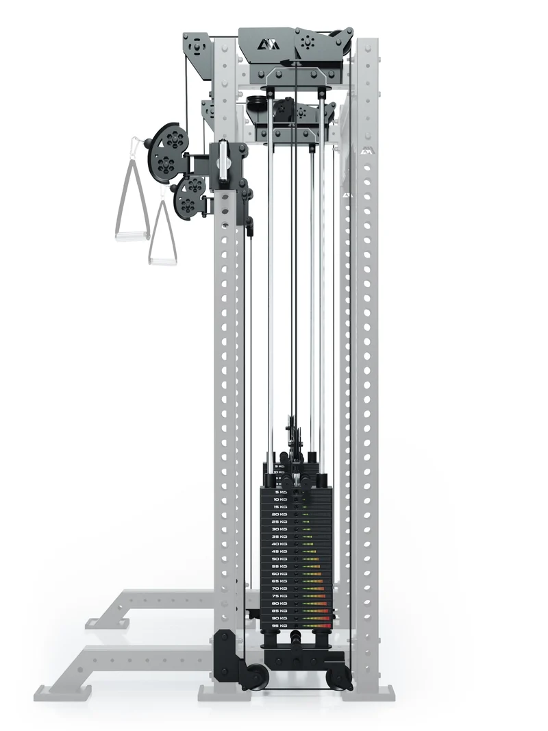 R8 Bradley | 2x95kg Kabelzug Anbau | Dual | 42cm Crossbar | Position 1