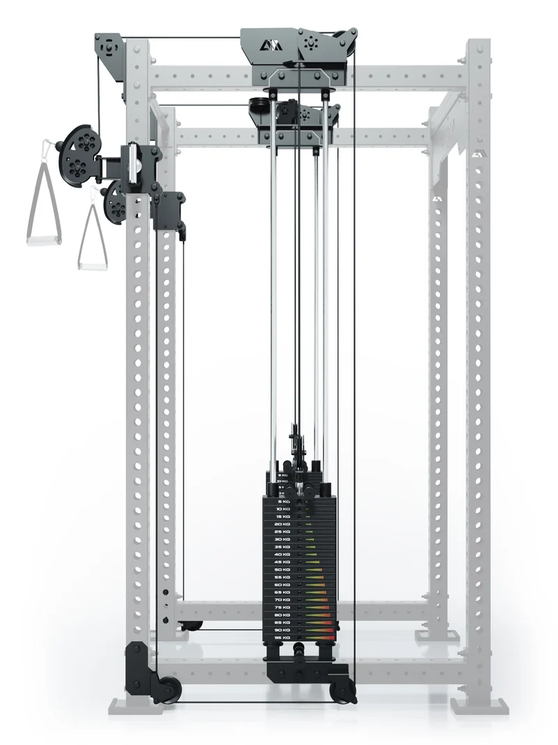 R8 Bradley | 2x95kg Kabelzug Anbau | Dual | 108cm Crossbar | Position 2