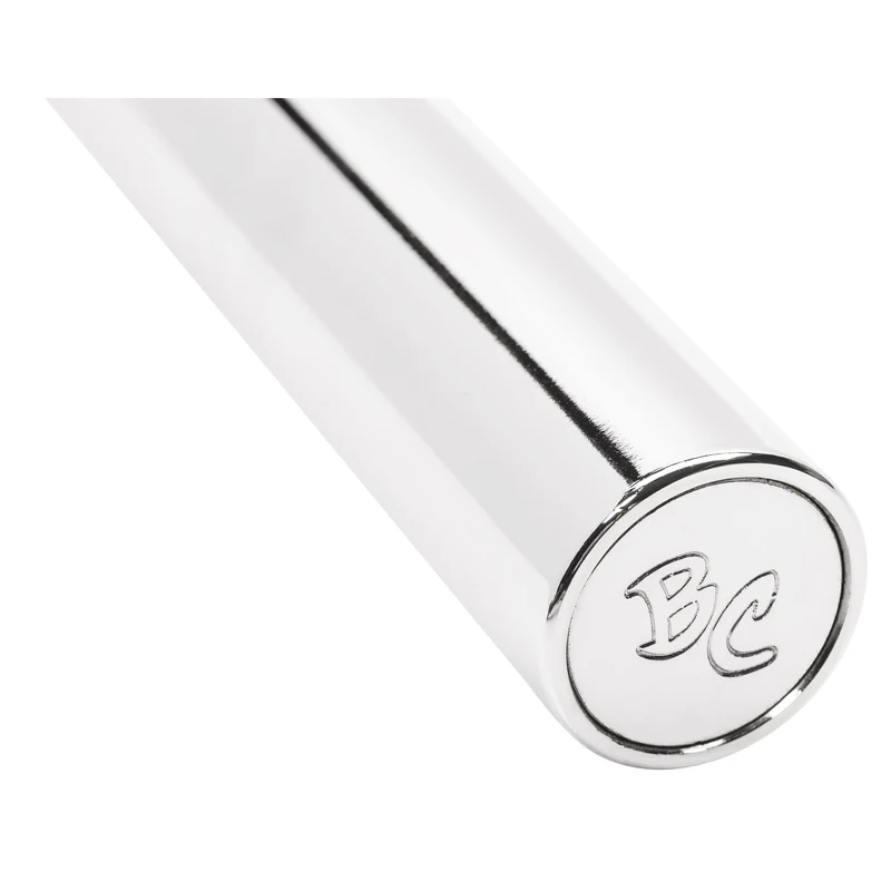 Olympia Federstahl Langhantel 220 cm Chrom inkl. Verschlüssen 50/51 mm