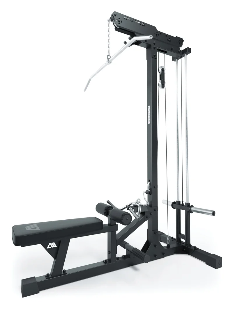 Latzug mit Ruderstation | Plate-Loaded | 3H Gripper Plates 90kg SET