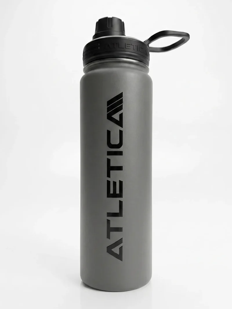 Trinkflasche aus Edelstahl | 710ml | Grau