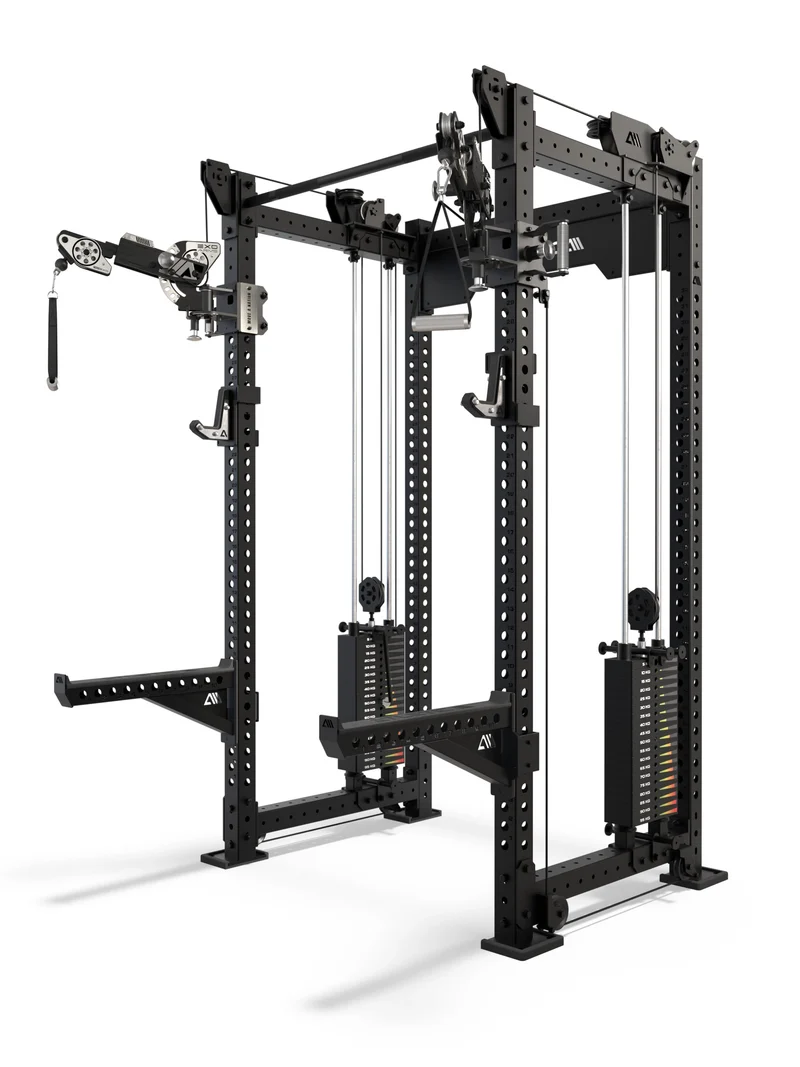 R8 Bradley EXO 2x95kg | Power Rack | 93cm | Schwarz