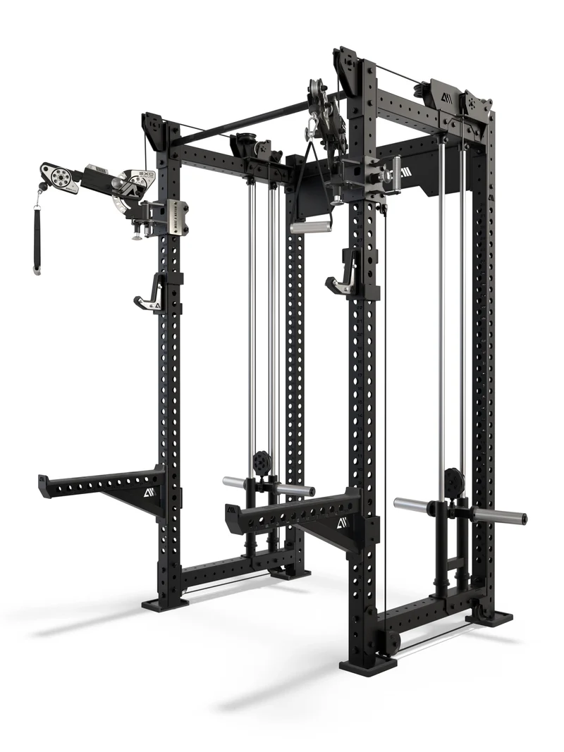 R8 Bradley EXO Plate Loaded | Power Rack | 93cm | Schwarz