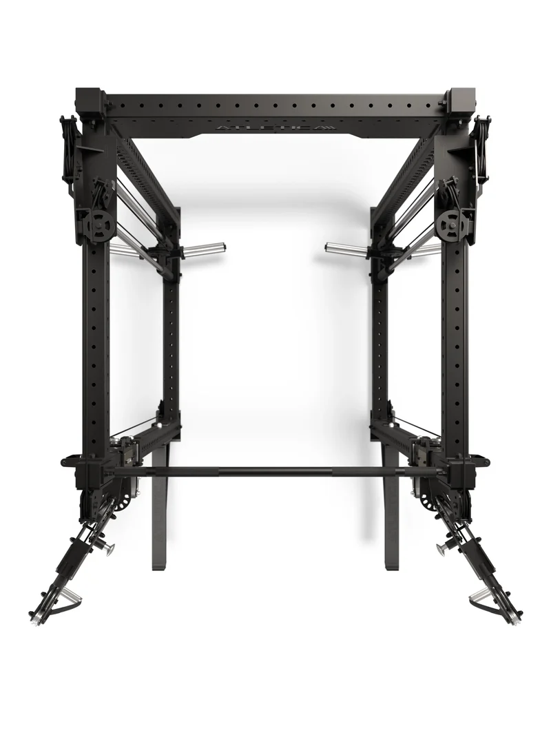 R8 Bradley EXO Plate Loaded | Power Rack | 123cm | Schwarz