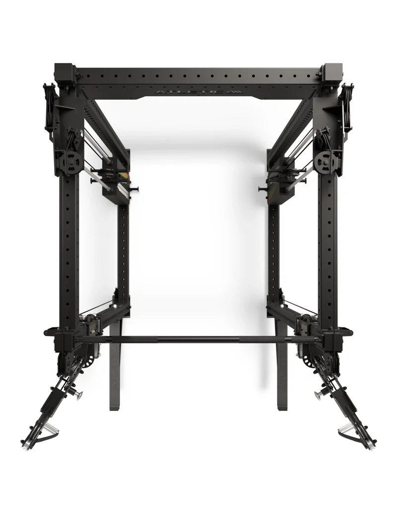 R8 Bradley EXO 2x125kg | Power Rack | 123cm | Schwarz