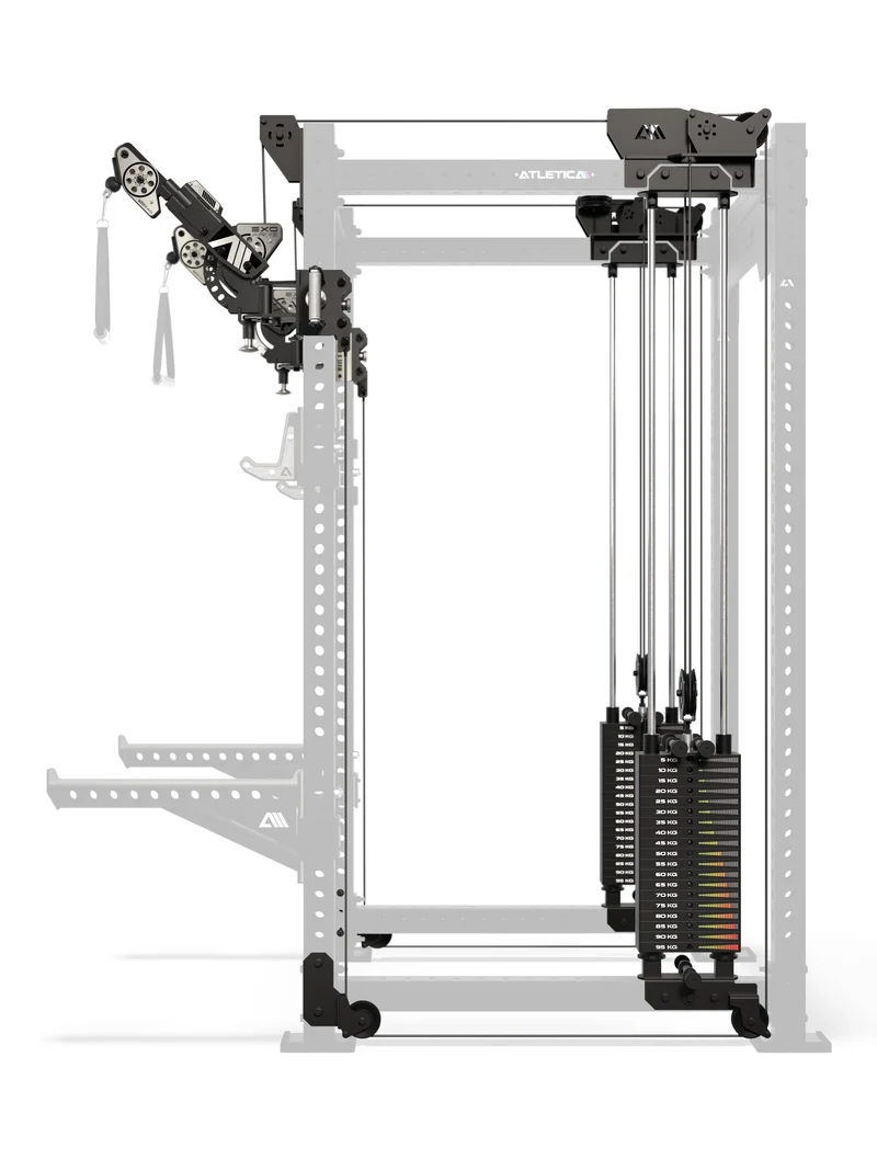 R8 Bradley EXO 2x95kg | Power Rack | 123cm | Schwarz