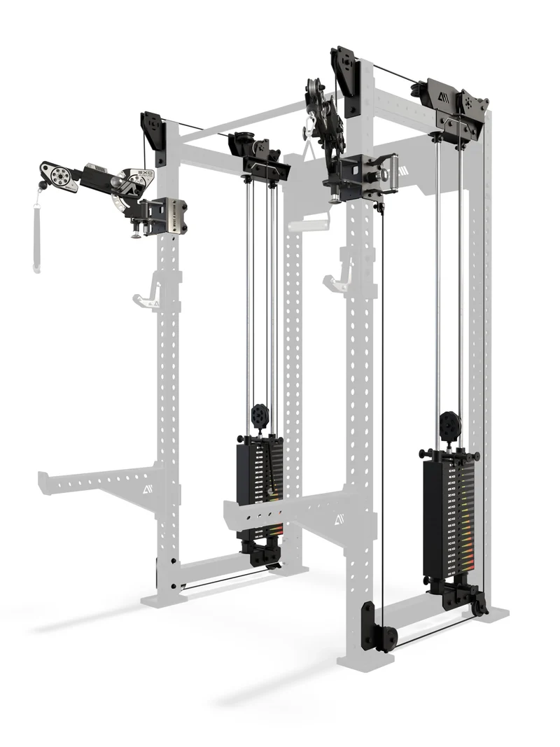 R8 Bradley EXO 2x95kg | Power Rack | 93cm | Schwarz
