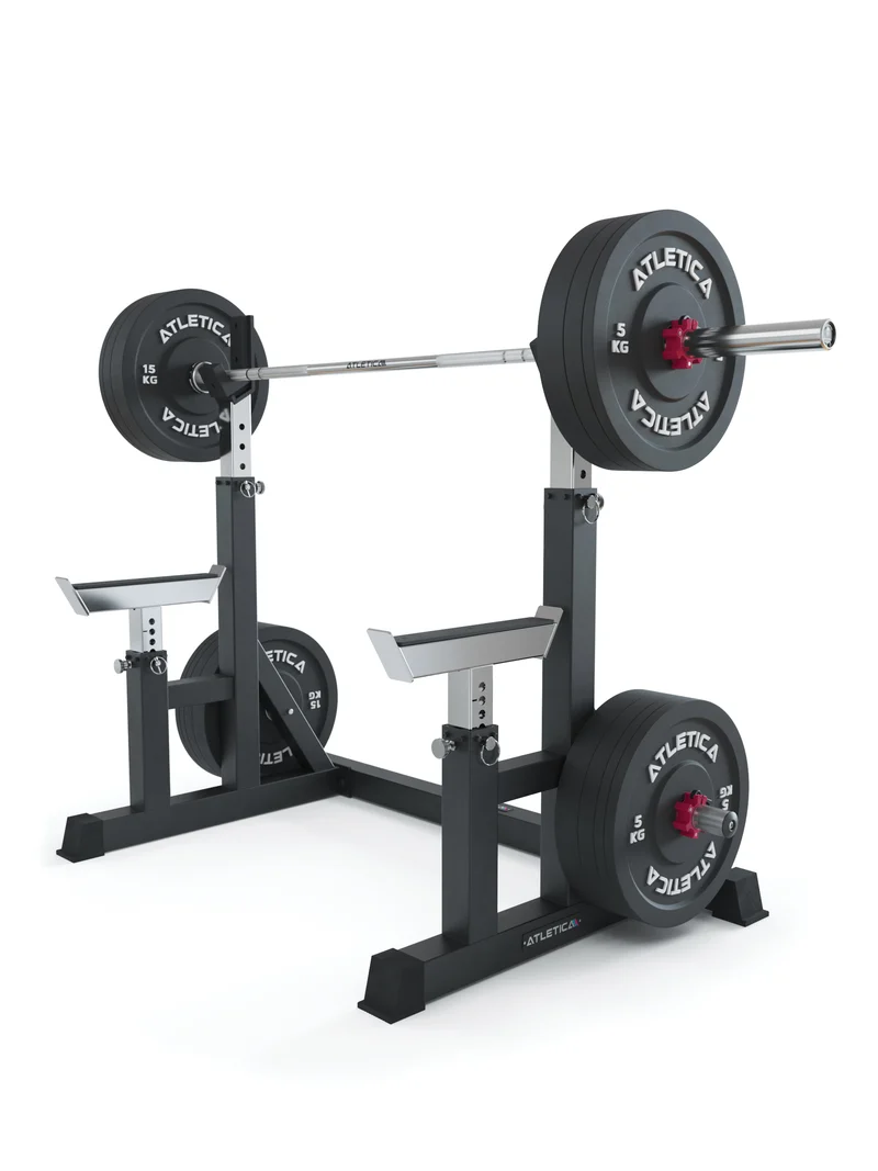 Dome Squat Rack SET | Gamma Langhantel | 120kg Iron Plates