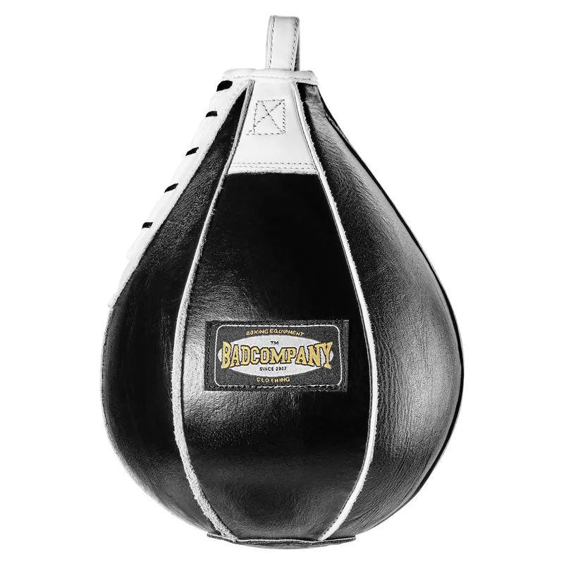 Boxbirne aus Echt-Leder medium black