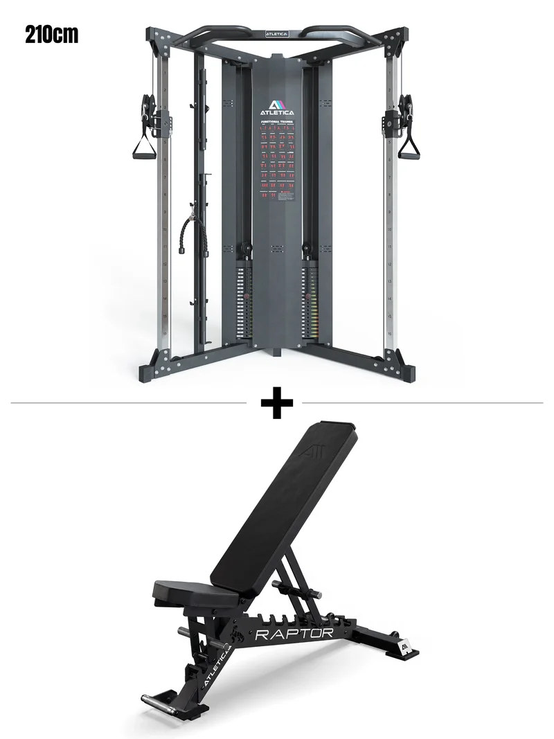 Range Set | X-Five High Kabelzugstation & B4 Hantelbank