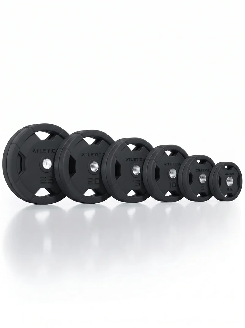 4H Gripper Plates SET | 155kg | Gummierte Hantelscheiben