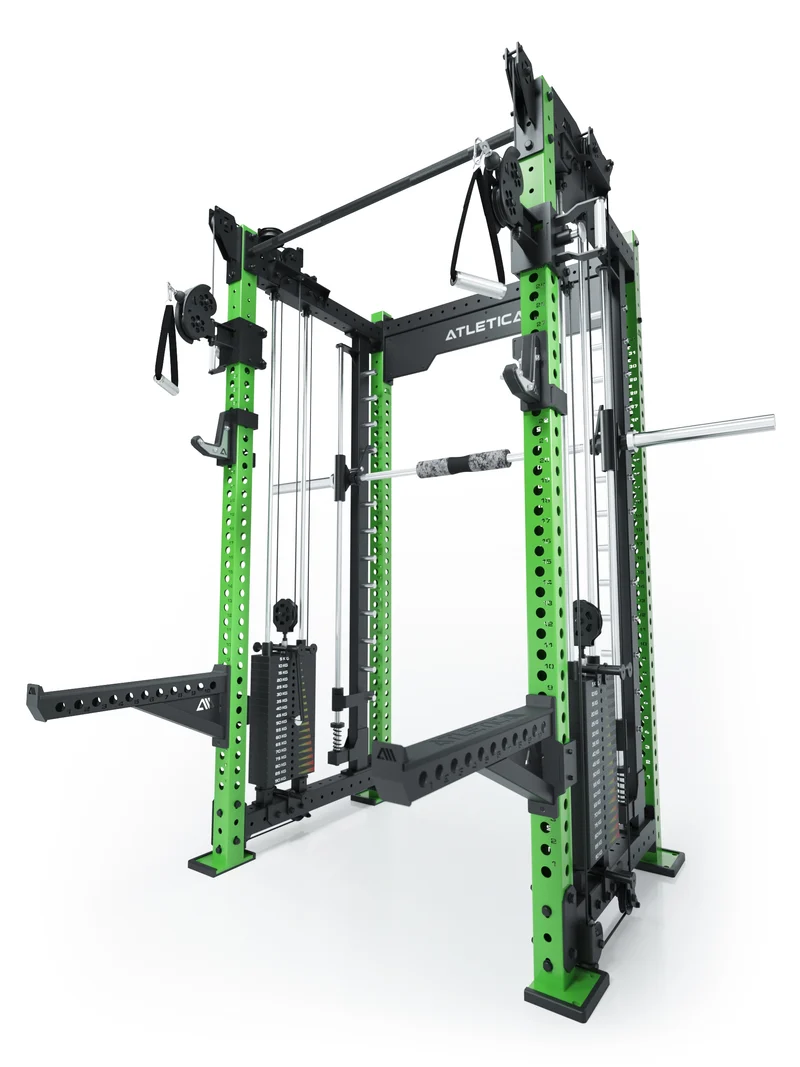 R8 Bradley Combat Mittel | 2x95kg Weight Stack | Electric Green