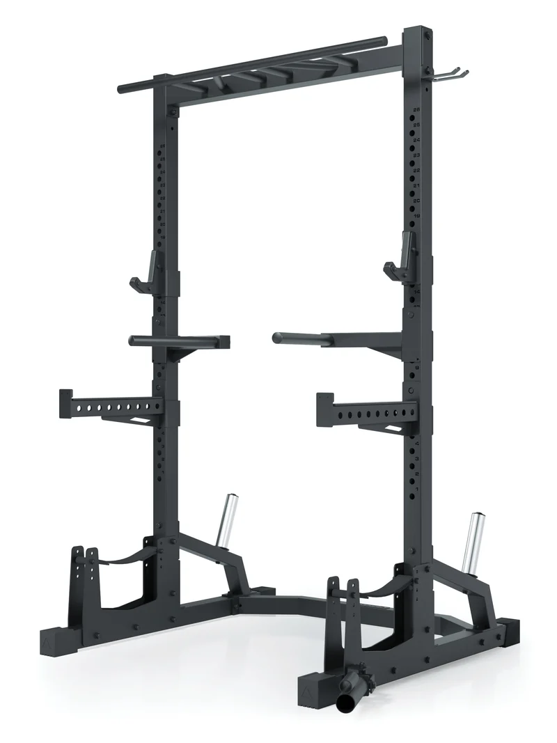 Foundation Set I Squat Rack & Langhantel Delta & 90kg Iron Plates