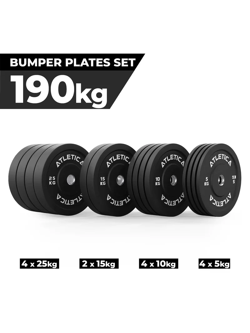 Bumper Plates SET | Schwarz | 190kg