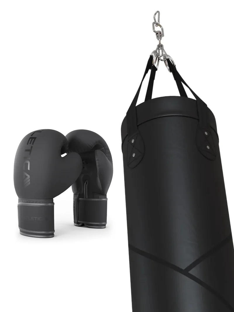 Boxsack mit Gurt | BBX SET | Wandhalterung | Bandagen | J1 Speed Rope
