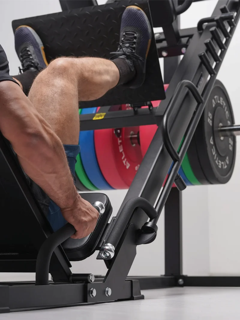 Atlas Set | Beinpresse Hackenschmidt & 200kg Iron Plates