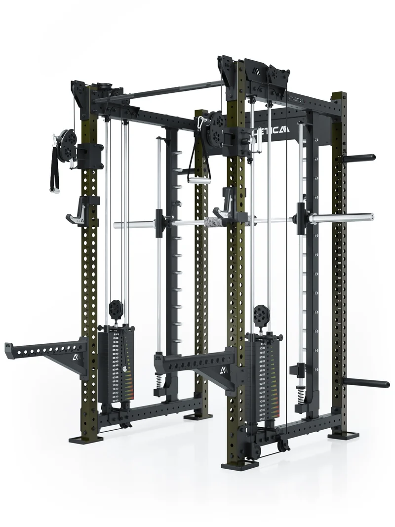 R8 Bradley Combat Lang | 2x95kg Weight Stack | Military Green