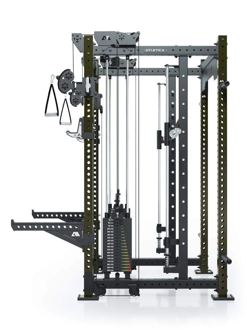 R8 Bradley Combat Lang | 2x95kg Weight Stack | Military Green