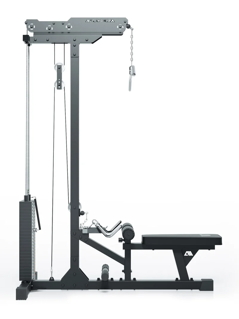 Latzug mit Ruder-Station | 204cm Höhe