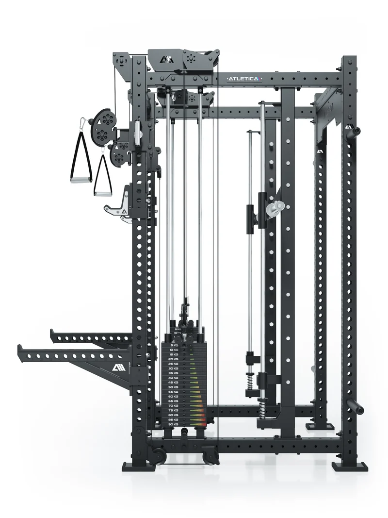 R8 Bradley Combat Lang | 2x95kg Weight Stack | Schwarz