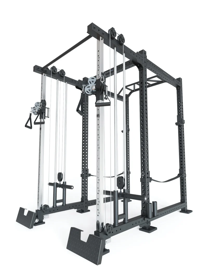 R8 Duality Power Rack | Lang | Plate Loaded