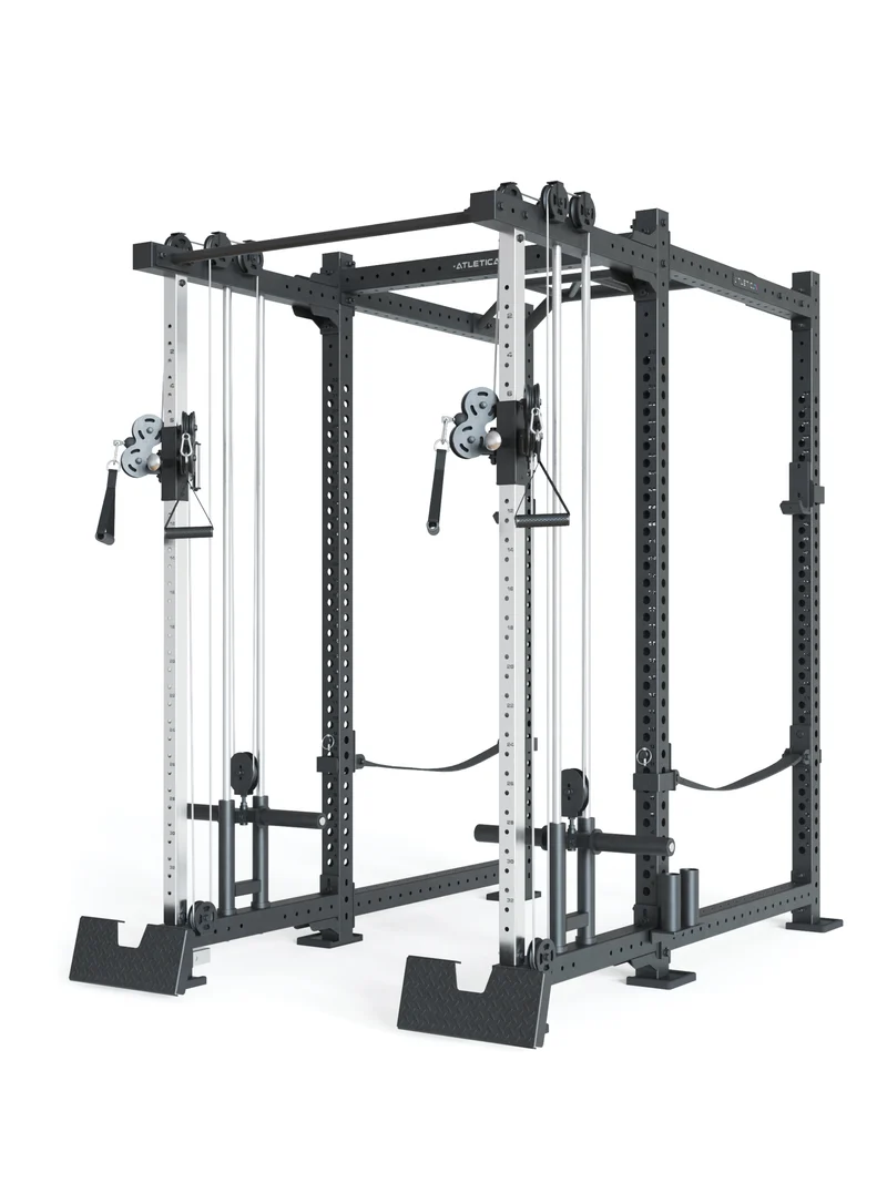 R8 Duality Power Rack | Lang | Plate Loaded