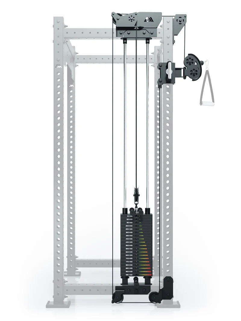R8 Bradley | 95kg Kabelzug Anbau | Links | 78cm Crossbar | Position 1