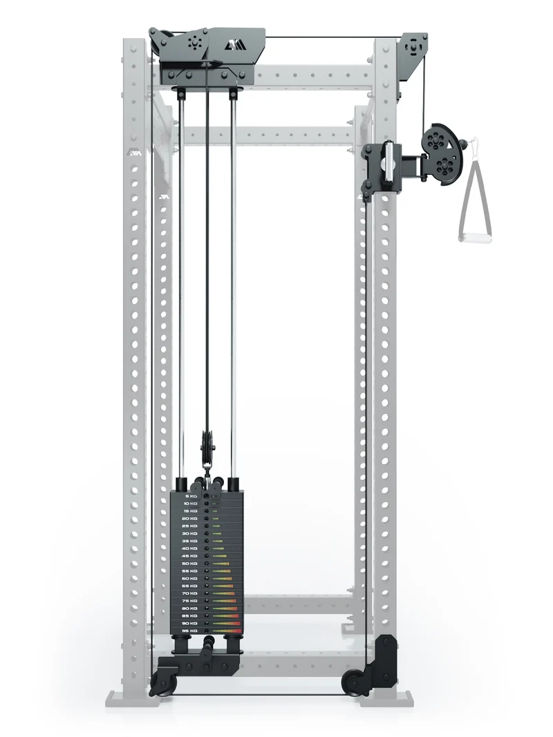 R8 Bradley | 95kg Kabelzug Anbau | Links | 78cm Crossbar | Position 2