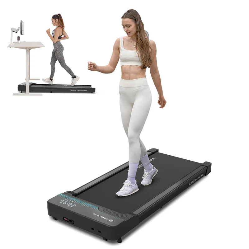 Mobvoi Walking Pad Plus – KI-Laufband 42 cm breit, 2,25 PS, Bluetooth-Lautsprecher, klappbar, App-Steuerung