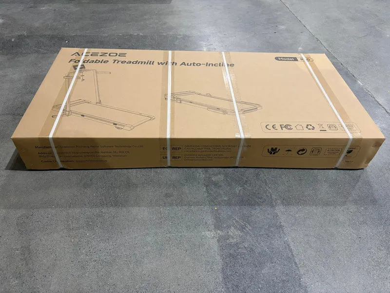 Acezoe Laufband klappbar mit 15% Steigung, 3.0HP Walking Pad für Zuhause & Büro, bis 136 kg