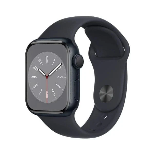 Apple Watch Series 8 GPS 45 mm mit Aluminiumgehäuse und hellem Retina Display