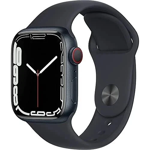 Apple Watch Series 7 GPS + Cellular 45 mm mit Aluminiumgehäuse und LTE Midnight