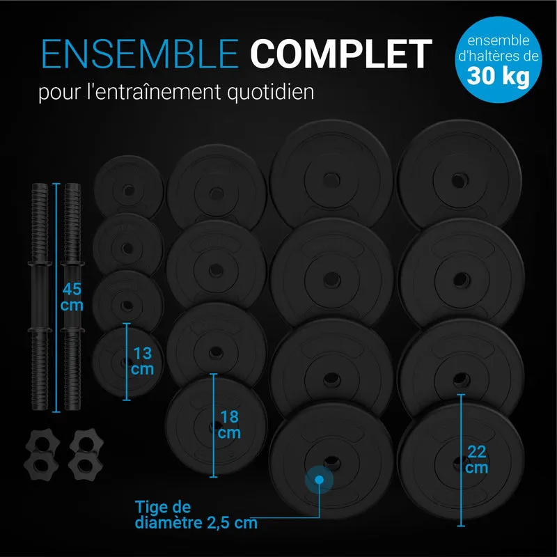 Hantelset 30 kg