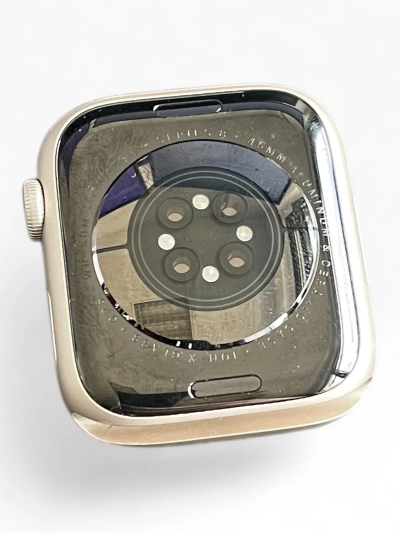 Apple Watch Series 8 GPS 45mm Aluminiumgehäuse Starlight Smartwatch Fitnessuhr 8