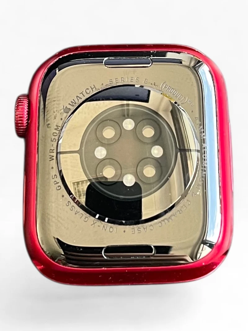 Apple Watch Series 8 41mm Aluminiumgehäuse mit Sportarmband in Rot (GPS)...