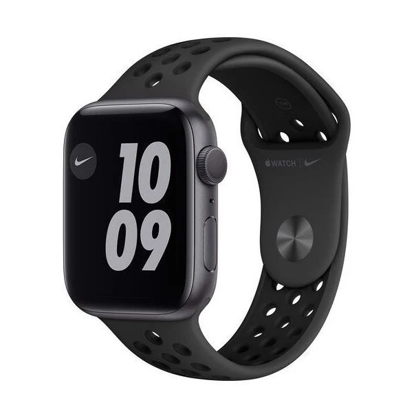 Apple Watch Nike Series 6 GPS 44 mm mit Aluminiumgehäuse und Nike Sportarmband