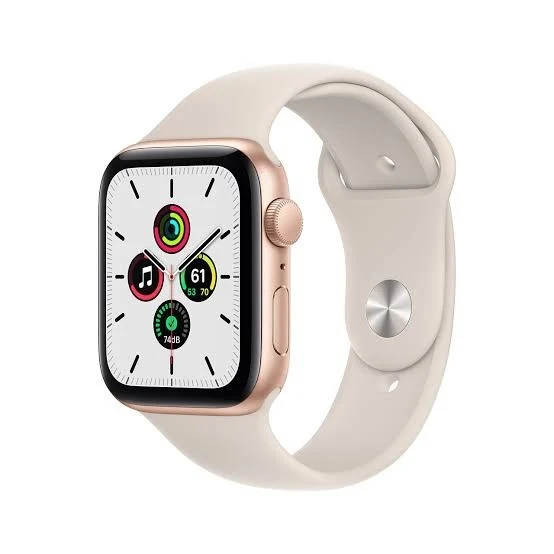 Apple Watch SE GPS 40 mm mit Aluminiumgehäuse und hellem Retina Display.