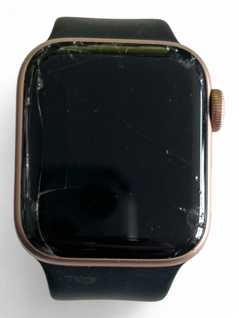 Apple Watch SE GPS 40 mm mit Aluminiumgehäuse und hellem Retina Display.