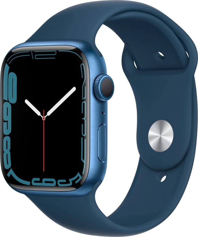 Apple Watch Series 7 GPS 45 mm mitAluminiumgehäuse und brillantem Retina Display