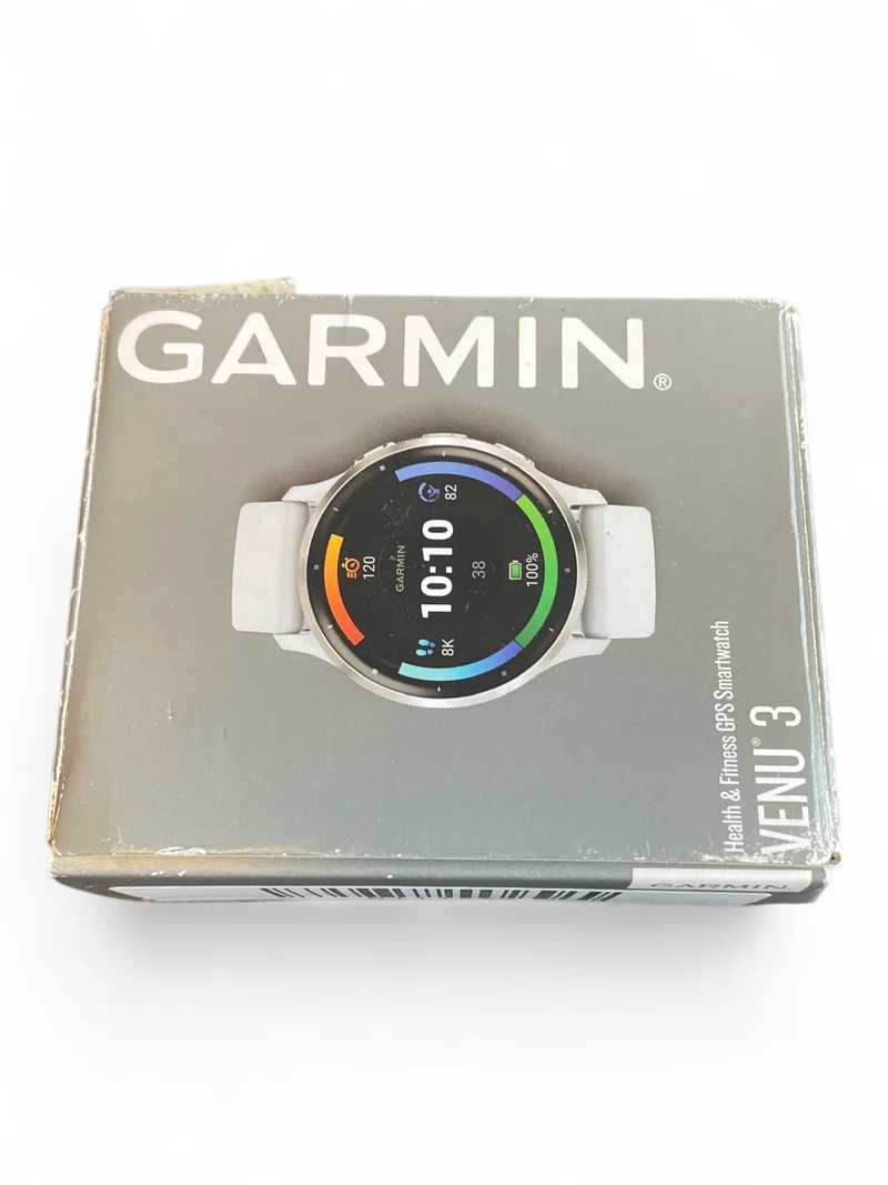 Garmin VENU 3 Smartwatch 45 mm in Weiß mit AMOLED-Display, GPS und Bluetooth