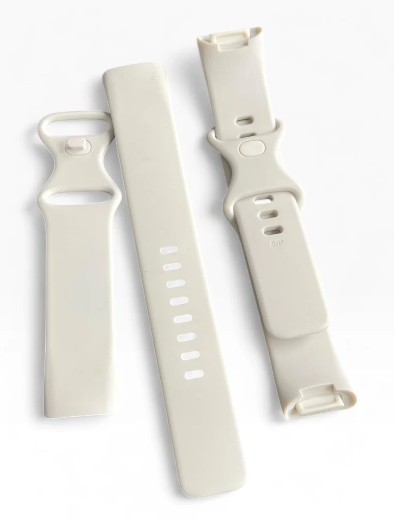 Fitbit Charge 5 Activity Tracker S/L Lunar White Soft Gold Fitness-Tracker & GPS
