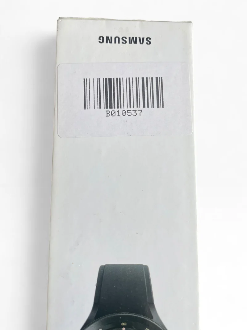 Samsung Galaxy Watch4 Classic46mm mit Edelstahlgehäuse & Sportarmband in Schwarz