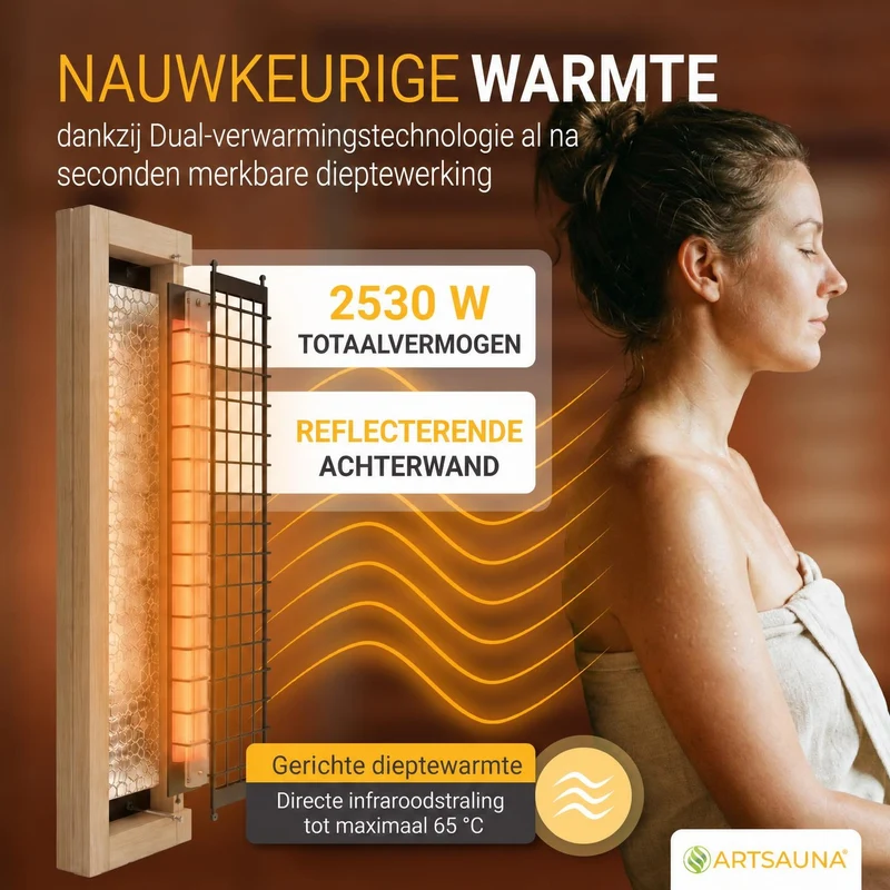 Infrarotkabine Malmö 140 - schwarz