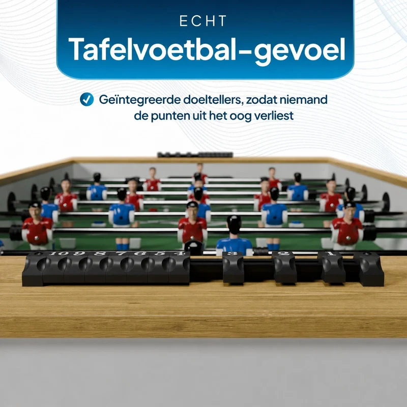 Kickertisch für Kinder und Erwachsene