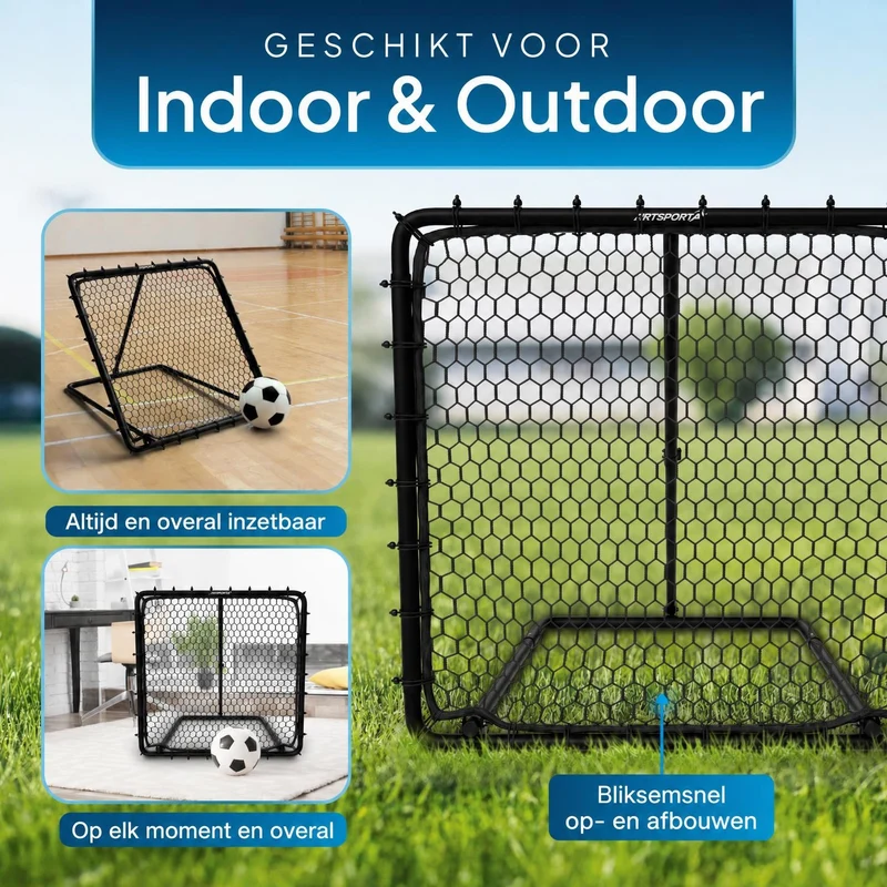 Fußball Rebounder 100 x 100 cm Power Pass